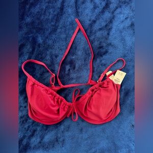 Hollister Wine Colored Women's Bikini Top 36C